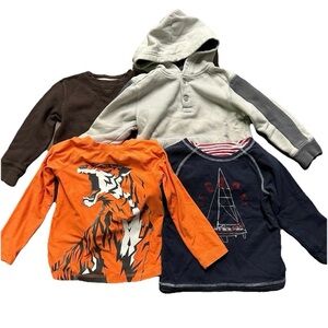 Toddler Boy Winter Long Sleeve Shirts Gap Jumping Beans Size 4T